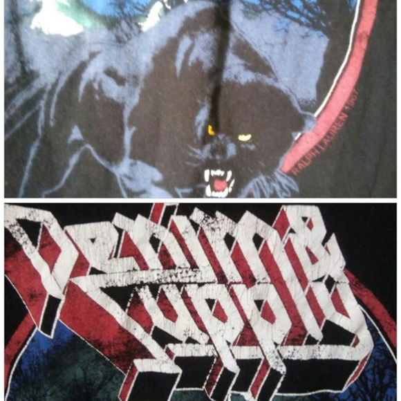Denim & Supply Ralph Lauren Tops - RL Denim & Supply Burnout Graphic Tee M